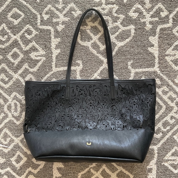 ADOLFO DOMINGUEZ black tote - Picture 1 of 10